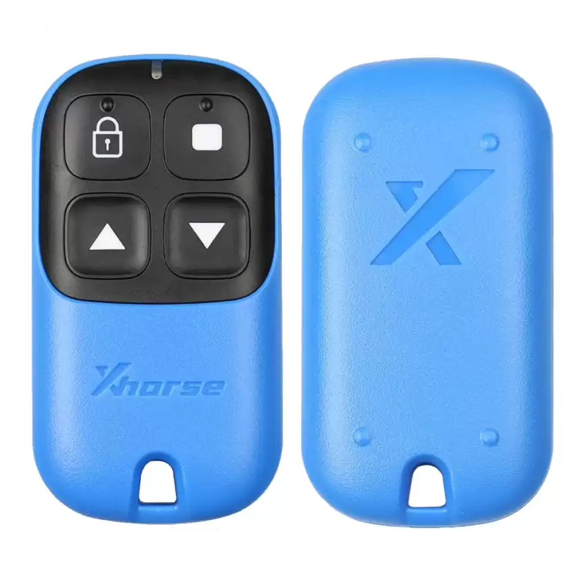 Xhorse Universal Wired Remote Key Garage Door 4 Buttons Blue Color XKXH04EN - CR-XHS-XKXH04EN  p-2
