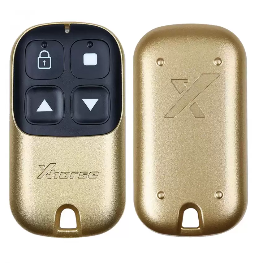 Xhorse Universal Wired Remote Key Garage Door 4 Buttons Golden Color XKXH05EN - CR-XHS-XKXH05EN  p-2