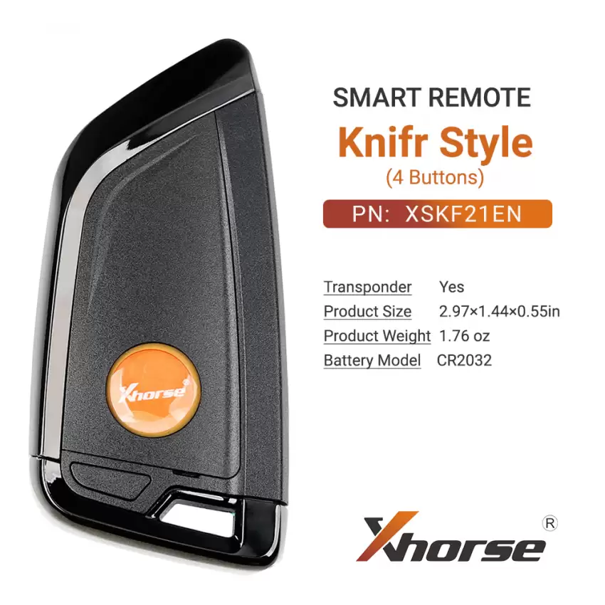 Xhorse Universal Smart Remote Key Knife Style 4 Buttons XSKF21EN - CR-XHS-XSKF21EN  p-4