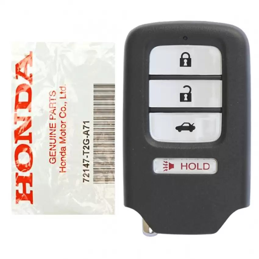 Honda Accord Proximity Remote Key 72147-T2G-A71 ACJ932HK1310A Driver 1