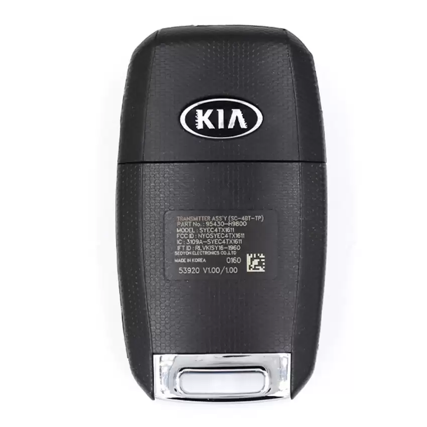 2018-2021 Kia Rio Genuine OEM Keyless Entry Remote Flip Key 95430H9800 NYOSYEC4TX1611 Transponder ID4A
