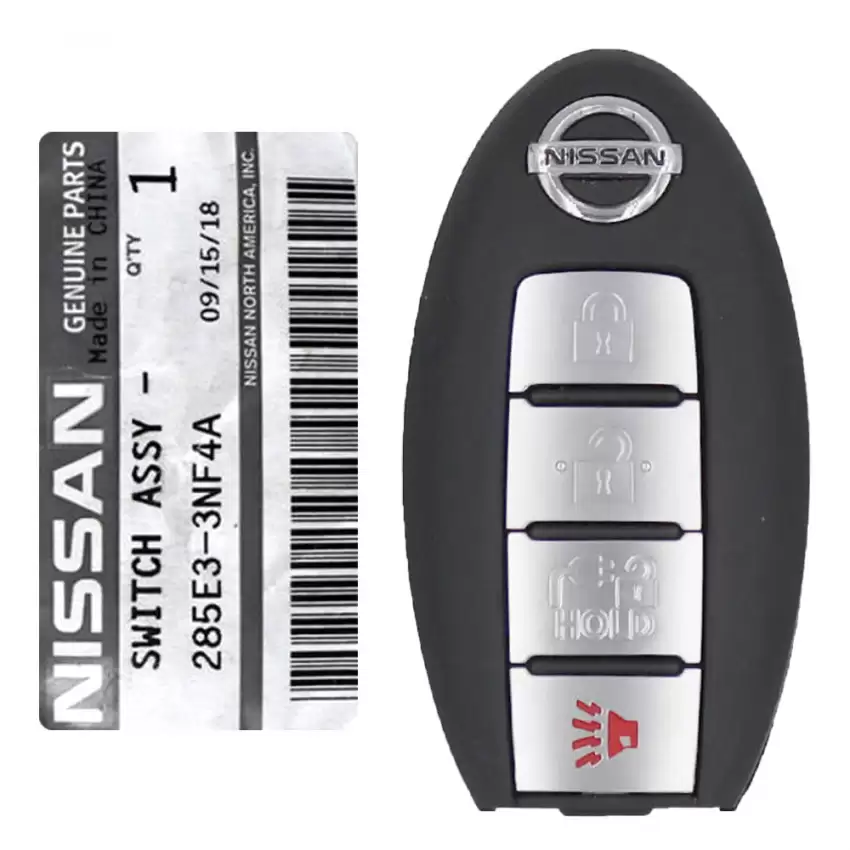 2013-2019 Nissan Leaf Smart Keyless Remote Key 4 Button 285E3-3NF4A CWTWB1U840