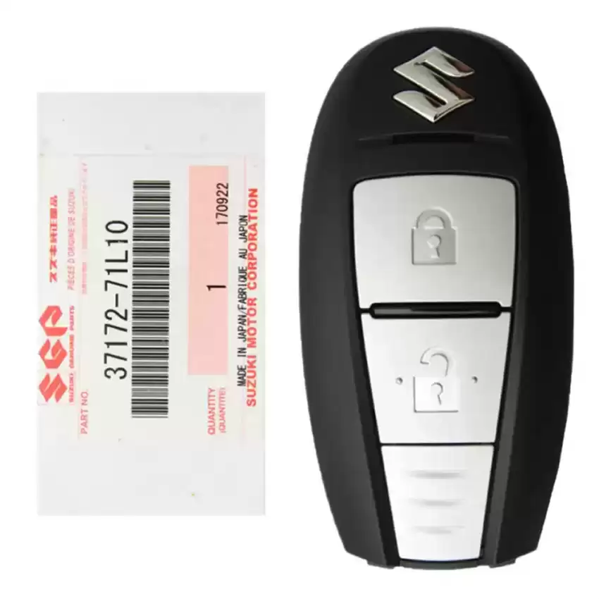 2015 Suzuki Swift Smart Remote Key 2 Button 433MHz 37172-71L10