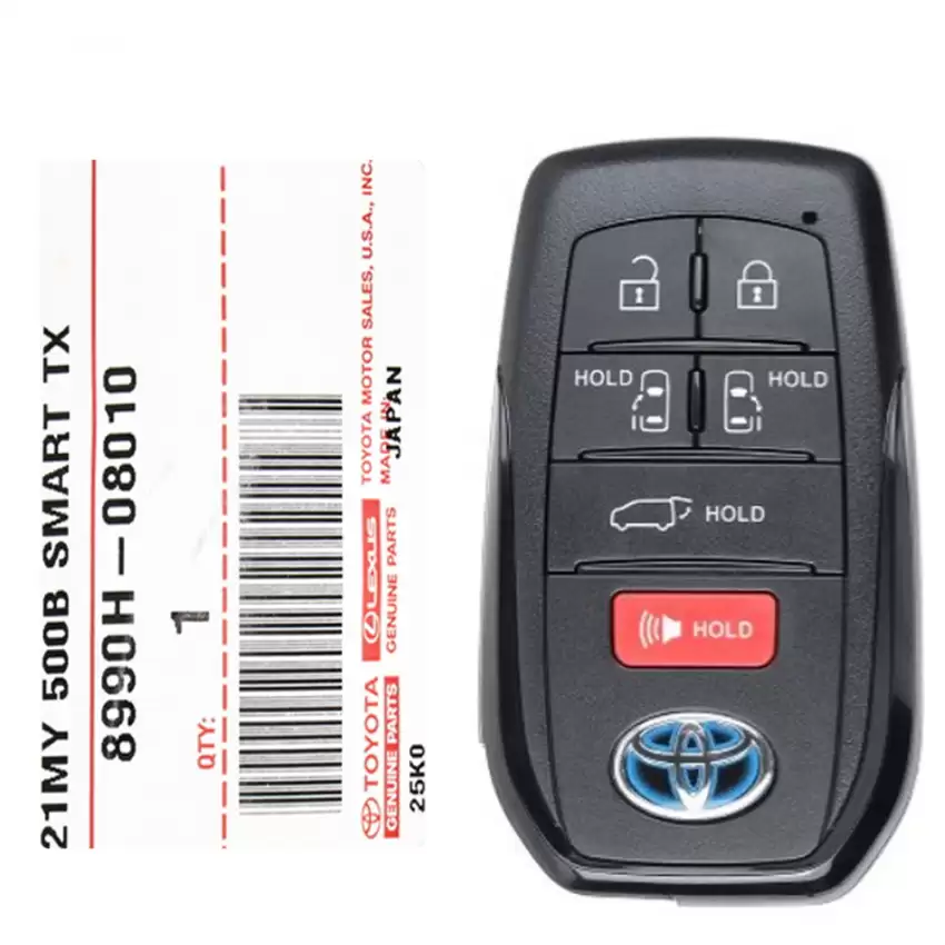 2021-2022 Toyota Sienna Smart Keyless Proximity Key 8990H-08010 8990H-08011 HYQ14FBX
