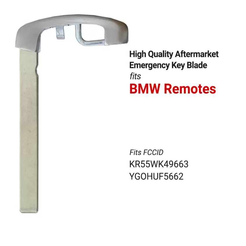 BMW HU100 Aftermarket Insert Key Blade 