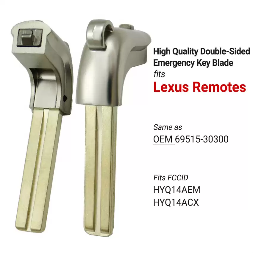 Lexus Double Sided 40K-Series Insert Key Blade Same as 69515-30300