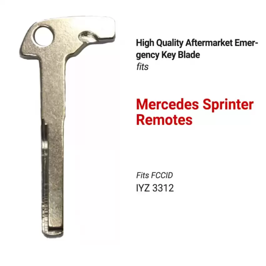 Mercedes Sprinter Aftermarket Insert Key Blade HU64