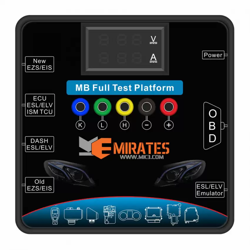Mercedes Benz EIS EZS ESL Full Dash Gateway ECU TCU ISM Test Platform