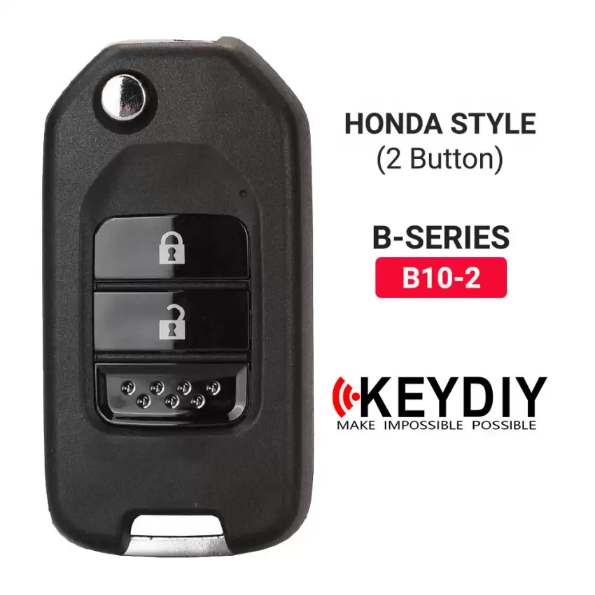 KEYDIY KD Universal Car Flip Remote Key Honda Style 2 Button B10-2 - CR-KDY-B10-2  p-3