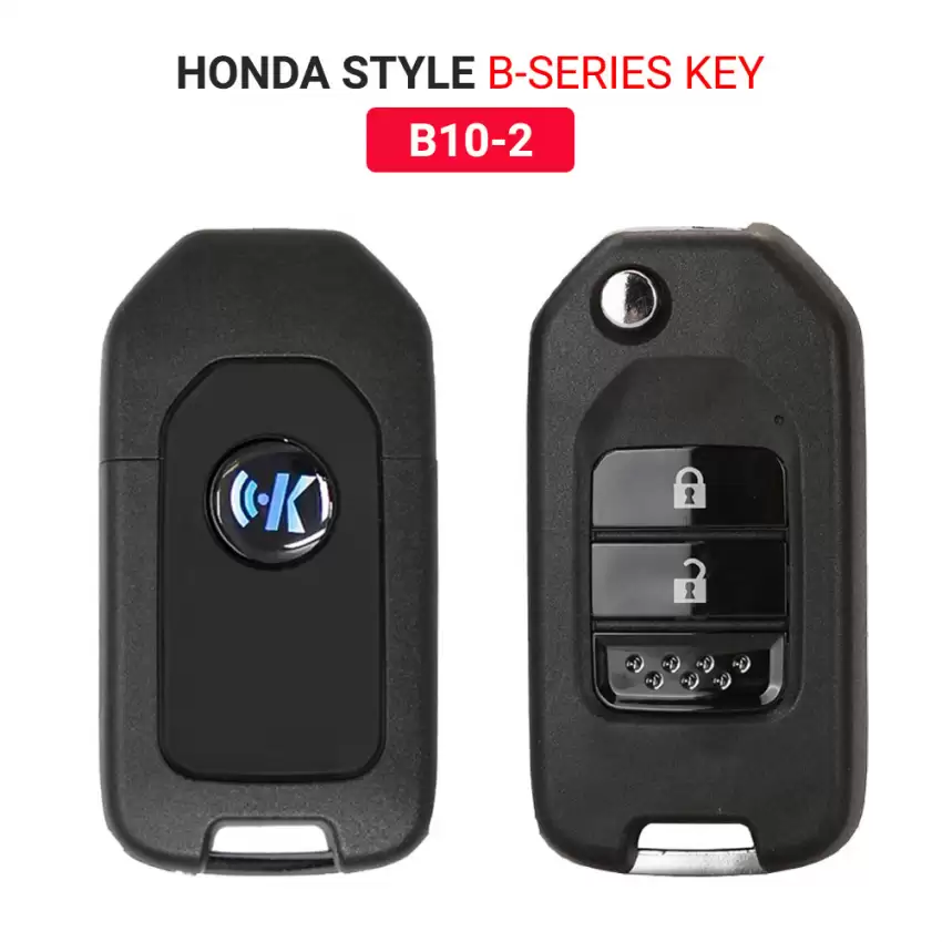 KEYDIY KD Universal Car Flip Remote Key Honda Style 2 Button B10-2 - CR-KDY-B10-2  p-2