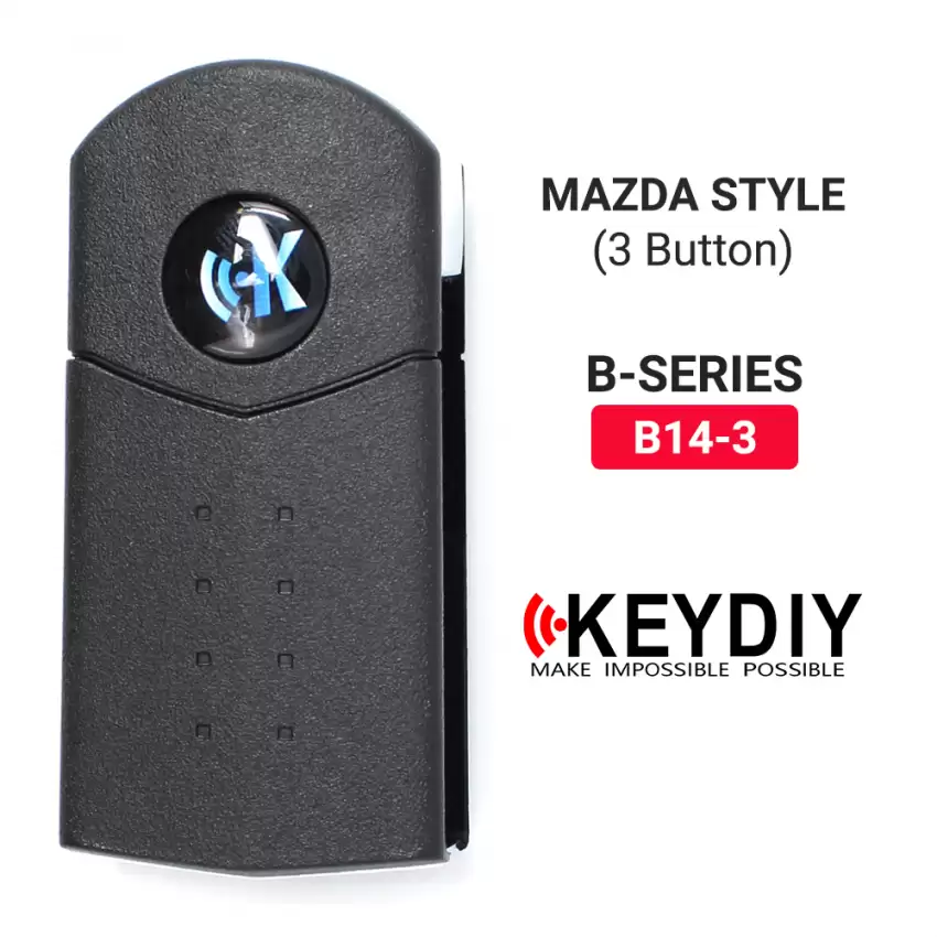 KEYDIY KD Universal Car Flip Remote Key Mazda Style 3 Buttons B14-3 - CR-KDY-B14-3  p-4