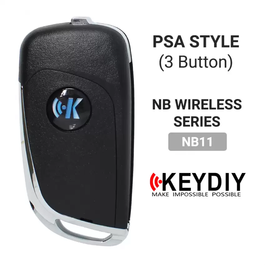 KEYDIY Universal Wireless Flip Remote Key PSA Style 3 Buttons NB11 - CR-KDY-NB11  p-4