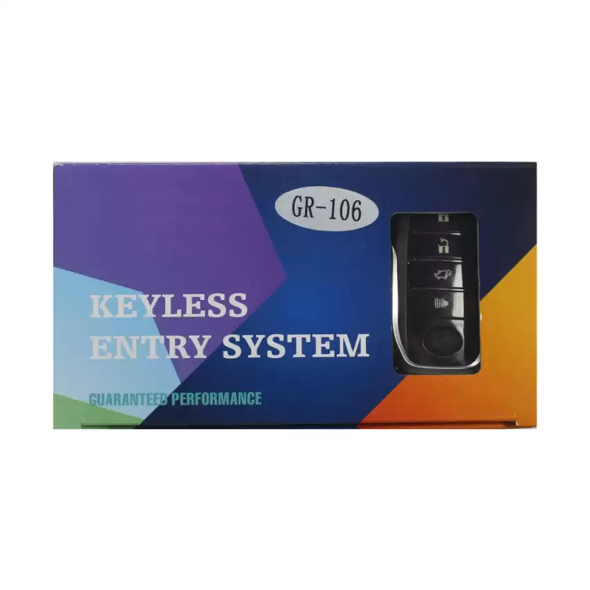 Universal Car Key Remote Kit Keyless Entry System 4 Buttons - SS-GR106-4B  p-3
