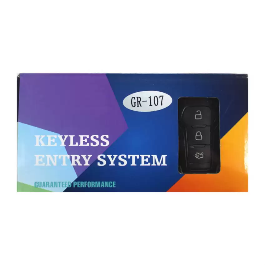 Keyless Entry System Flip Remote Key 3 Buttons Model GR107 - SS-GR107-3B  p-3