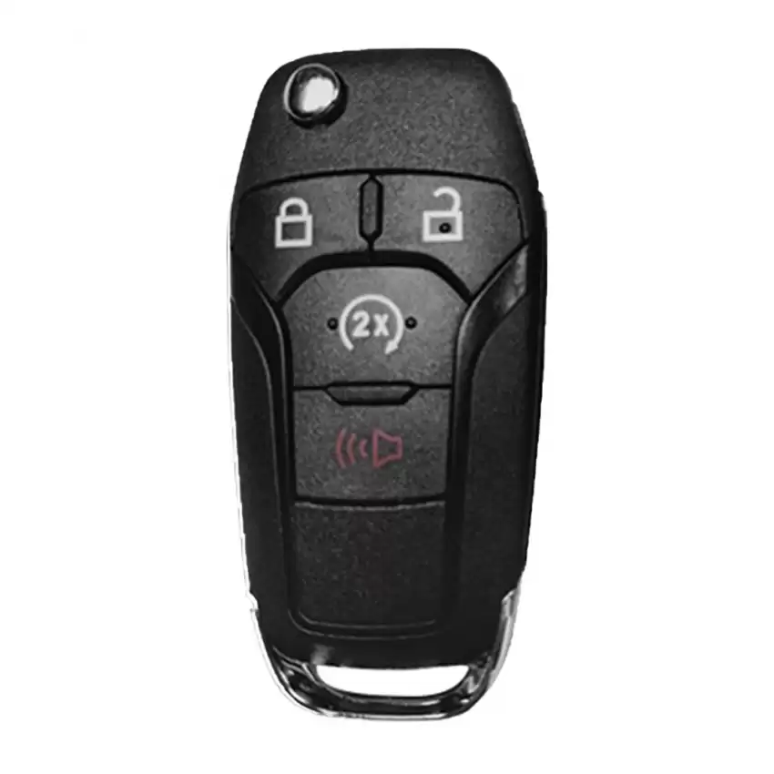 Flip Remote Key Shell 4 Button for Ford with Blade HU101