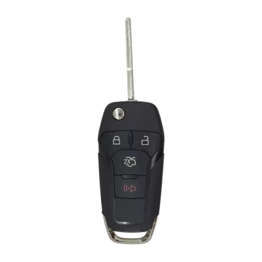 Flip Remote Key Shell For Ford Fusion 3+1 Button - RS-FRD-FUS4B  p-2