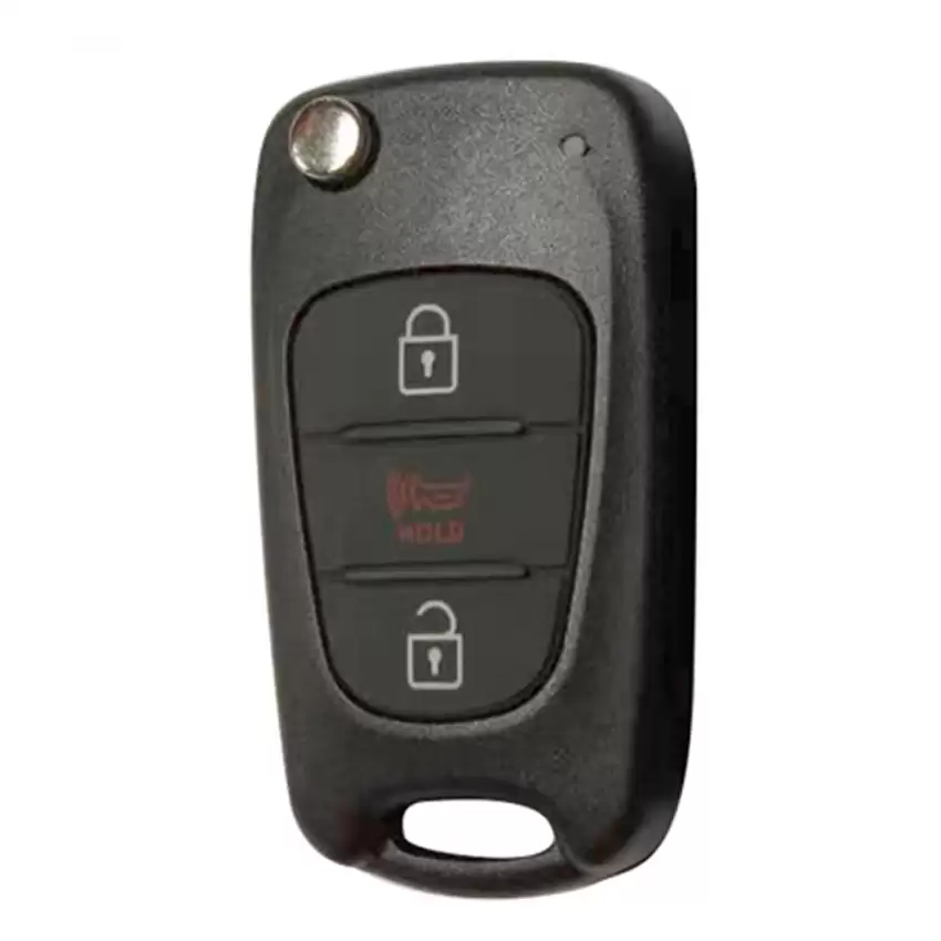 KIA Soul Flip Remote Car Key Fob Shell with Laser Blade 3 Buttons