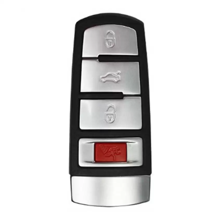 VW Smart Remote Key Shell 4 Button with Key Insert HU66