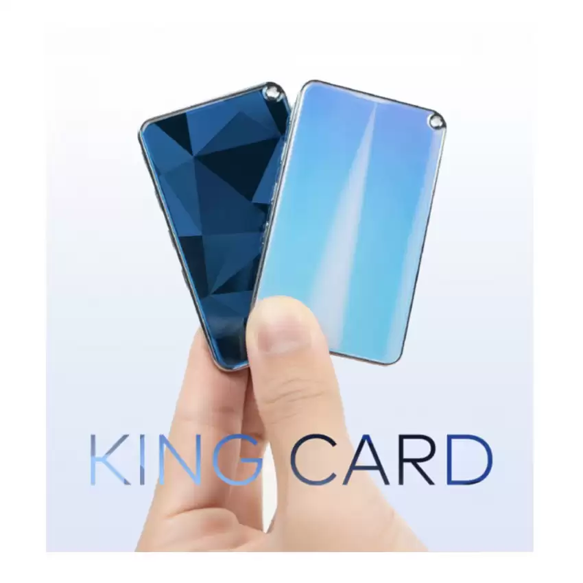 High Quality New Xhorse Universal Smart Proximity KING CARD Remote Key Diamond Blue 4 Button XSKC04EN