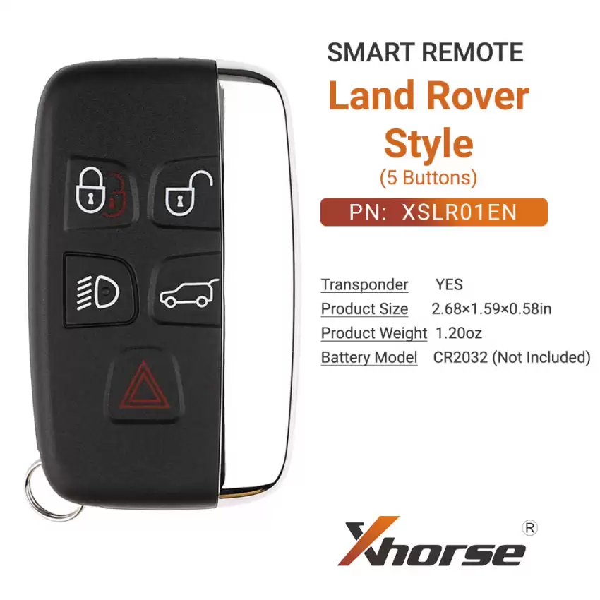 Xhorse Universal Smart Remote Key Land Rover Style XSLR01EN XM38 5 Button - CR-XHS-XSLR01EN  p-3