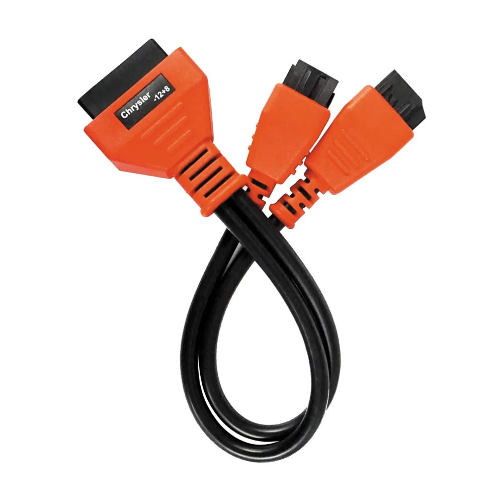 Does the 12+8 Autel Chrysler cable work with the Autel KM100 device?