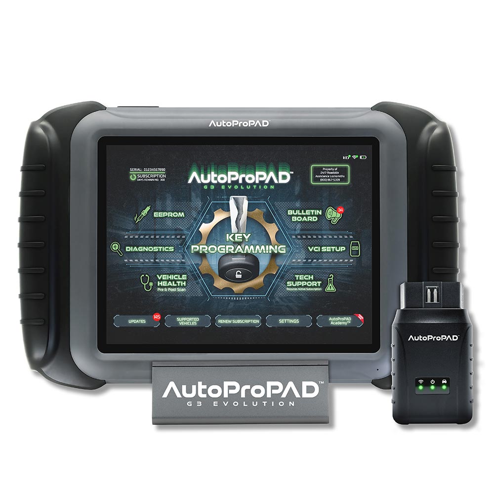 Can I change the language or units on the AutoProPAD G3?
