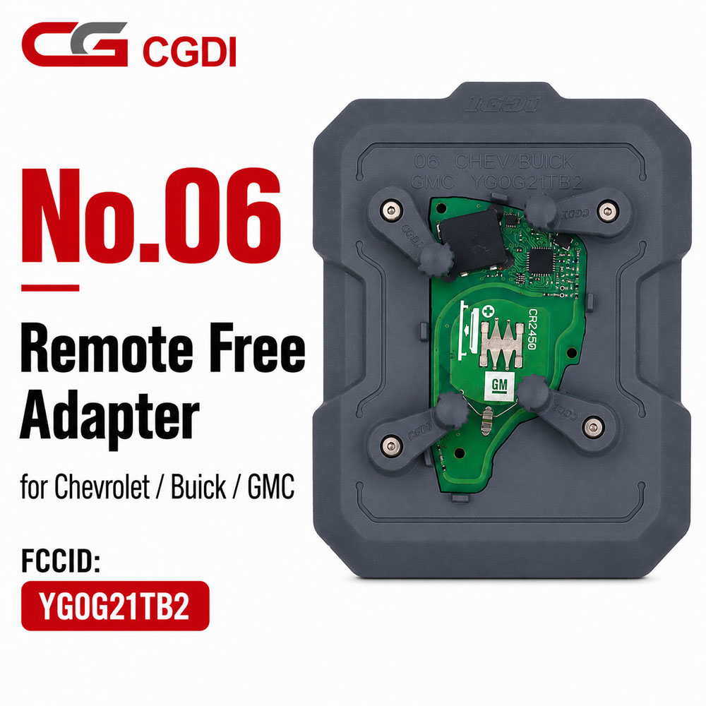 CGDI No06 Remote Free Adapter for Chevrolet Buick GMC YG0G21TB2 for CGDI K2 AutoKeyUnlocker Mini KR Questions & Answers