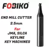 Universal Cutter 2.5 mm 4 Flutes compatible with manual key cutting machine JMA, Silca and Keyline