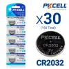 Bundle of 150 2032 3V Lithium Coin Cell Batteries (30 Packs of 5, Blister Card Packaging)