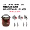 Triton Key Cutting Machine Super Bundle Offer with All Accessories