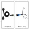 OBDSTAR Toyota-30 V2 Kit including CAN DIRECT Cable and Toyota-30 V2 Cable for 4A and 8A-BA All Key Lost