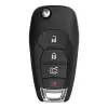 Flip Remote Entry Key for Chevrolet Cruze Sonic LXP-T003 13588756