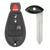 Fobik Remote Key For 2014-2019 Jeep Cherokee 4 Button GQ4-53T 68105083