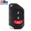 2018-2020 Flip Remote Key for Jeep 68416782AA OHT1130261 ILCO LookAlike