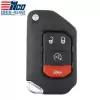 2018-2020 Flip Remote Key for Jeep 68416784AA OHT1130261 ILCO LookAlike