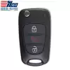 2010-2012 Flip Remote Key for Kia Soul 95430-2K250 NY0SEKSAM11ATX ILCO LookAlike