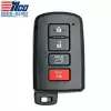 2014-2020 Smart Remote Key for Toyota 89904-0E120, 89904-0E121 HYQ14FBA ILCO LookAlike
