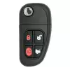 Flip Remote Key for Jaguar 1X4315K601AB 1X4315K601AD CWTWB1U243