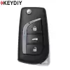 KEYDIY Flip Remote Toyota Style 3 Buttons With Trunk B13