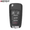 KEYDIY Flip Remote Chevrolet Style 4 Buttons With Panic B18