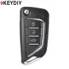 KEYDIY KD Universal Car Flip Remote Key Knife Style 4 Buttons B21-4