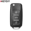 KEYDIY Universal Wireless Flip Remote Key VW Type 3 Buttons NB08-3