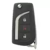 Flip Remote Key For Toyota Corolla Scion iM 89070-12C20 HYQ12BFB H Chip