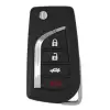 Flip Remote Key For 2015-2017 Toyota 89742-AE011 GQ43VT20T H Chip