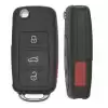 Flip Remote Key for Volkswagen 5K0837202AE 5K0837202AK 5K0837202R NBG010180T