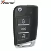 Xhorse Super Remote Flip Key MQB Style 3 Buttons  XEMQB1EN