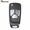 Xhorse Wire Flip Remote Key Audi Style 3 Buttons XKAU01EN