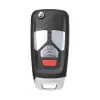 Xhorse Wire Flip Remote Key Audi Style 4 Buttons XKAU02EN