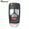 Xhorse Wire Flip Remote Key Audi Style 4 Buttons XKAU02EN
