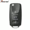 Xhorse Wire Flip Remote Key B5 Style Waterproof 3 Buttons XKB510EN